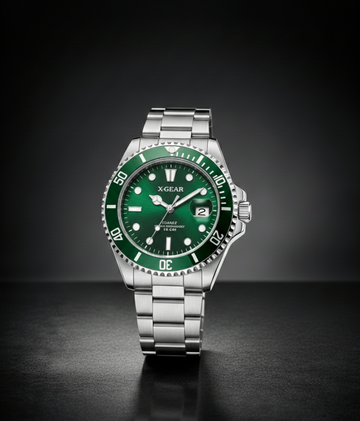 X-GEAR Diver Watch | Stainless Steel | Date Window